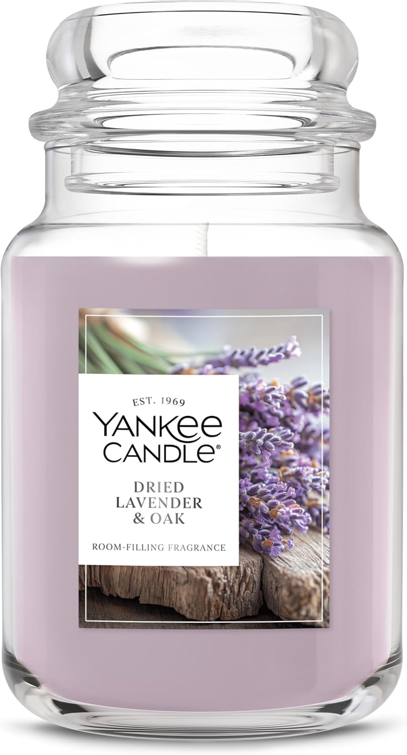 Yankee Candle Lemon Lavender Scented Candle, 22oz Large Jar