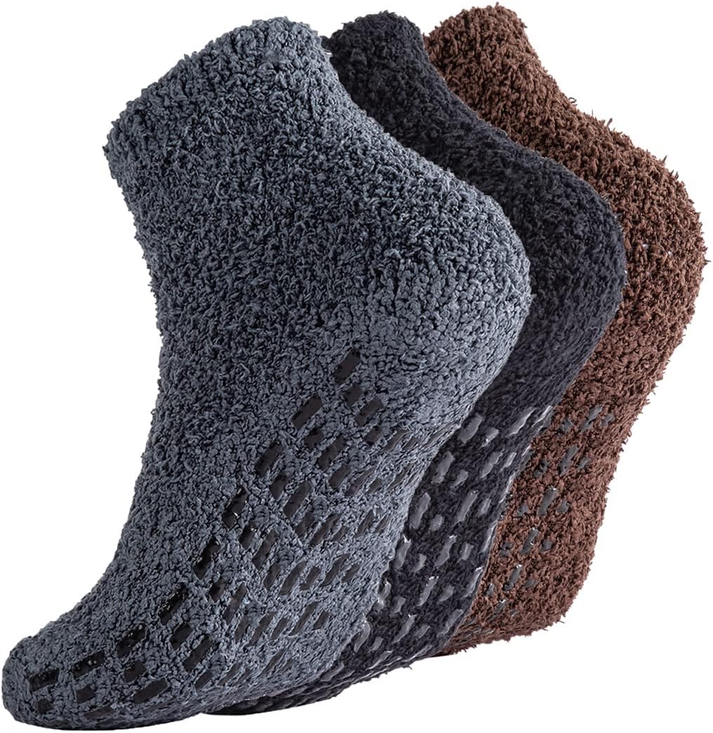 Breslatte Non Slip Hospital Socks with Grips for Women Grip Slipper Socks for Women Gifts