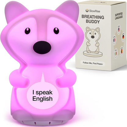 Speaking Breathing Lamp, Guided Meditation & Breathing Light, Kids & Adults