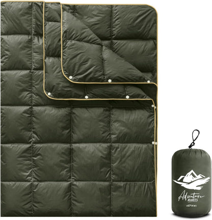 Mini Camping Blanket Lightweight Puffy Camp Blanket