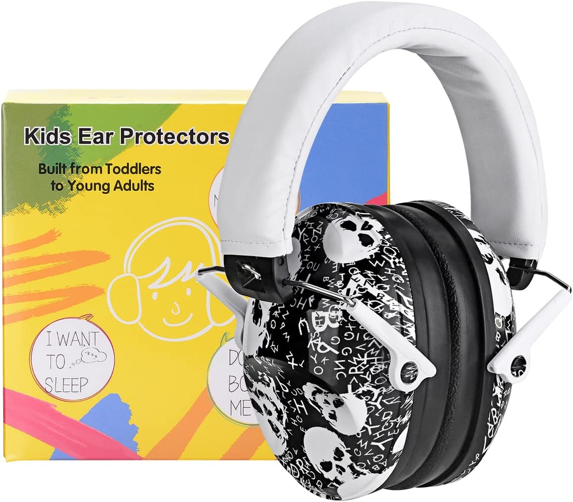 PROHEAR 032 Kids Ear Protection – Ear Muffs for Noise Reduction, 25NRR Noise Cancelling Headphones for Kids,Toddlers, Autism, Sensory Use, Hearing Protection – Orange