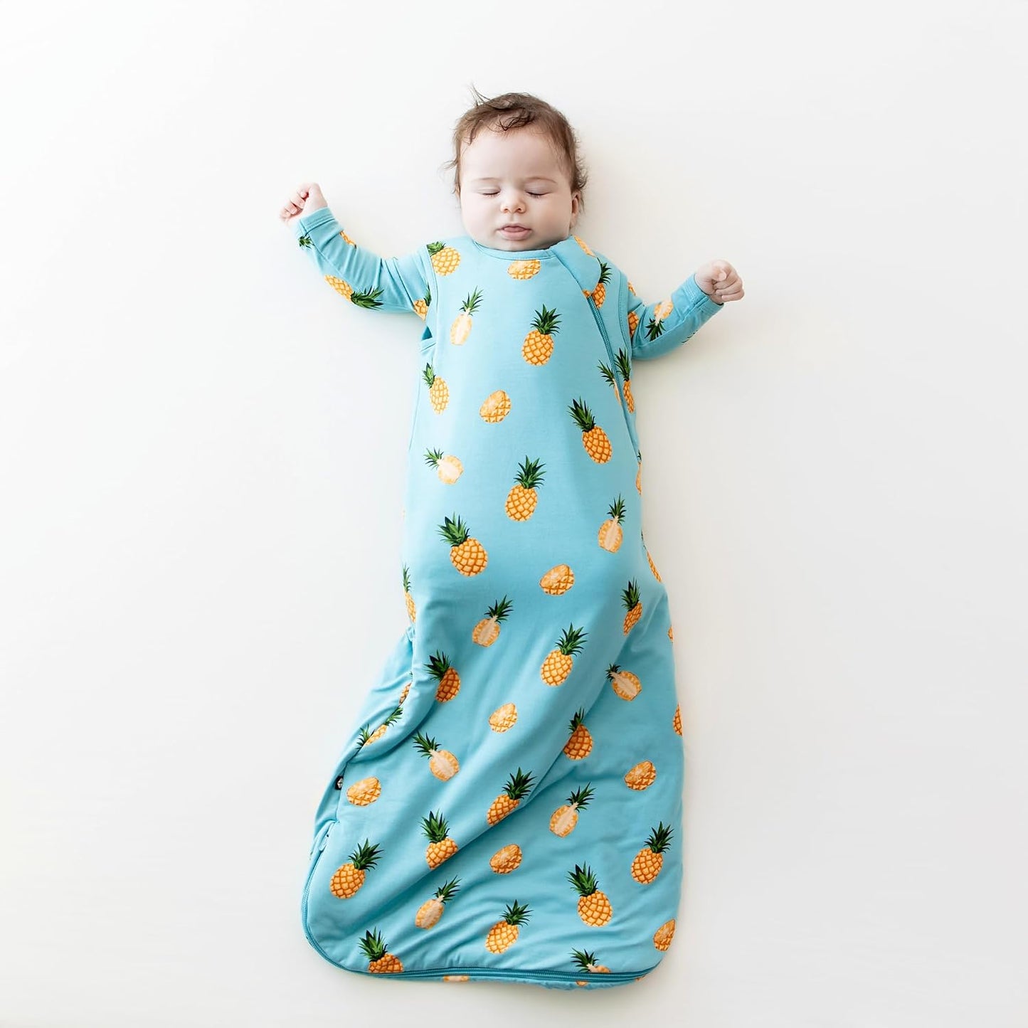 KYTE BABY Sleep Bag 1.0 TOG, Rayon Made From Bamboo Wearable Blanket, Dual Zipper For Infants And Toddlers Nursery Essentials