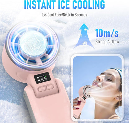 PlayHot Portable Handheld Cooling Fan, Travel Essentials, Gifts for Women