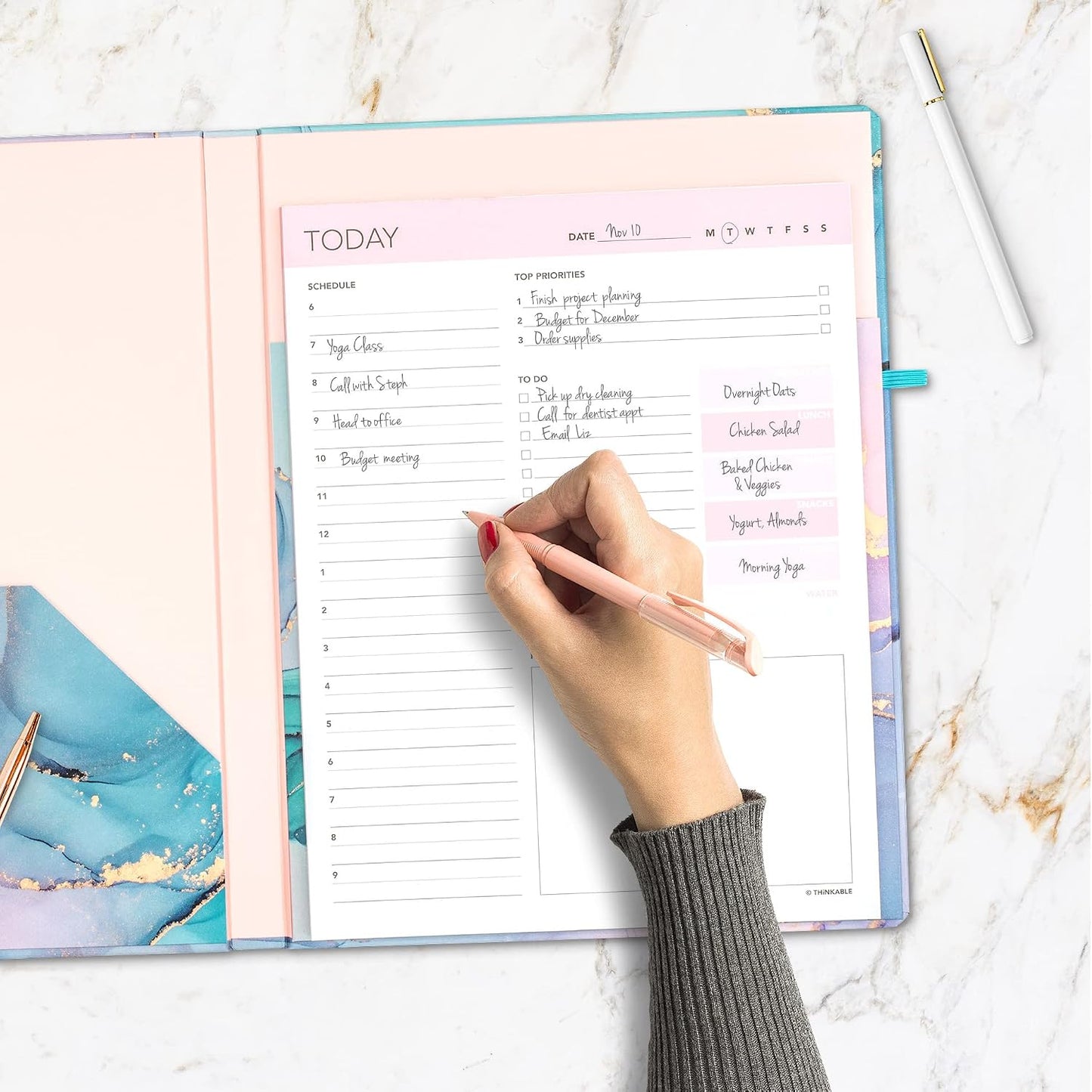 Daily Planner Notepad - 8.5x11 To Do List Organizer
