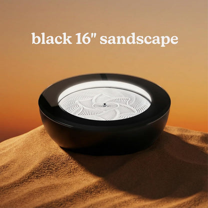 Homedics Drift 11” Sandscape – Version 2.0 with Updated Connected Experience, Smart Wi-Fi Zen Table Décor, LED Ambient Light, Modern Sand Art for Relaxation & Mindfulness, Home & Office Calm Décor