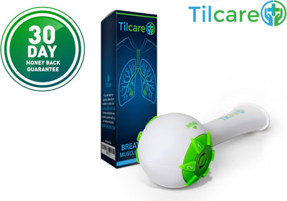 Breathing Trainer & Lung Trainer - Ideal Breathing Exercise Device for Lungs, Effective Breather Device & Lung Exerciser Device, Best Breathing Device & Lung Strengthener, Tilcare Respiratory Trainer
