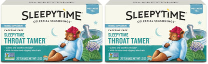 Celestial Seasonings Sleepytime Tea Plus Melatonin, Caffeine Free, Celestial Seasonings Herbal Tea, 18 Bag Box