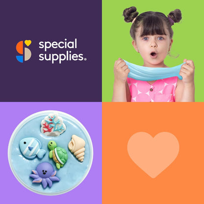 Special Supplies Sensory Therapy Putty for Kids and Adults with Cute Charms, Resistive Hand Exercise Stress Relief Therapy Putty (Farm)