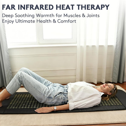 UTK Far Infrared Heating Pad for Back Pain, Small 19x15 in, 60 Pure Jade