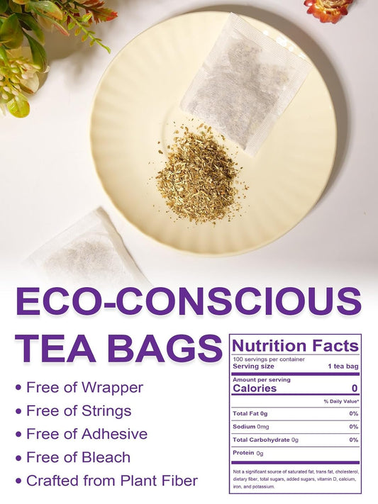 TeeLux Passionflower Tea Bags, Smooth & Mellow, Caffeine Free, 100 ct