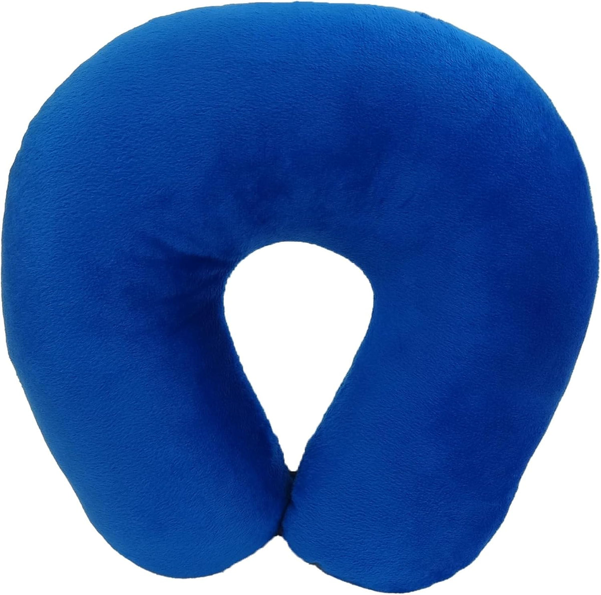 Wolf Essentials Adult Fleece Travel Neck Pillow for Airplane, Charcoal