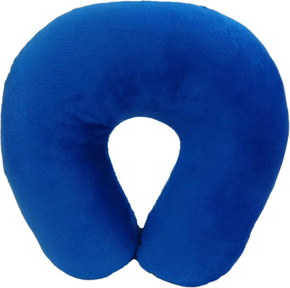 Wolf Essentials Adult Fleece Travel Neck Pillow for Airplane, Charcoal