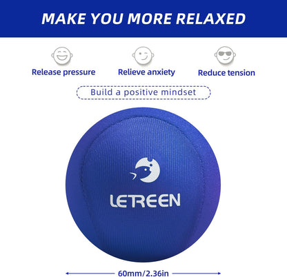 Stress Ball, Tri-Density Stress Balls for Adults & Grip Strengthening, Squeeze Balls for Hand Therapy, Squishy Stress Ball, Hand Strengthener Ball, Hand Balls for Therapy