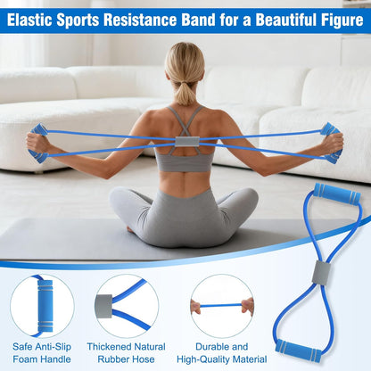 Pilates Equipment Kit for Home Workout, Pilates Ring and Ball Set for Women, 14'' Magic Circle Essentials Accessories Kit, Wrist Weights, Resistance Bands, Yoga Strap, Socks, Bag
