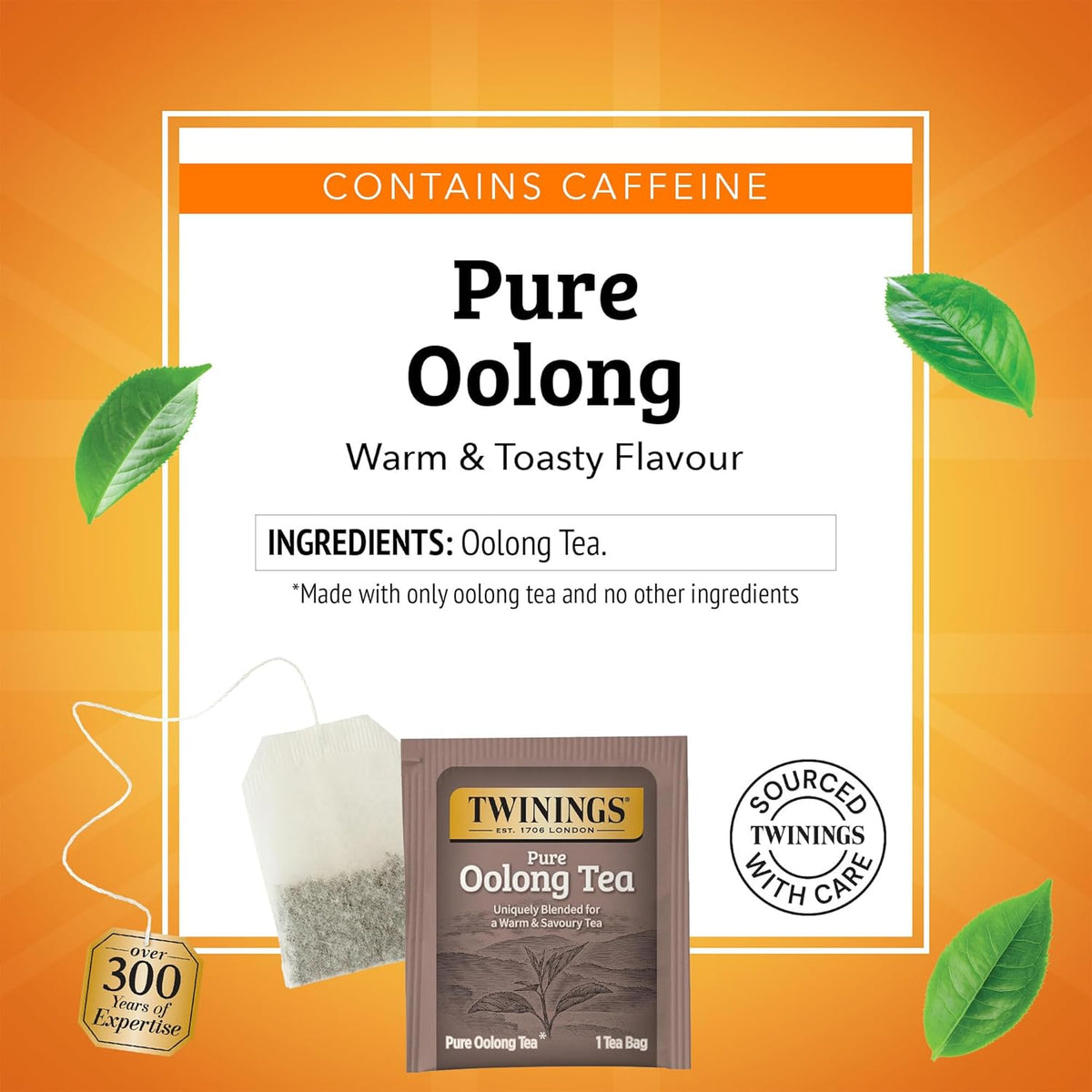 Twinings of London Pure Oolong Tea Bags, 20 Count (Pack of 6)