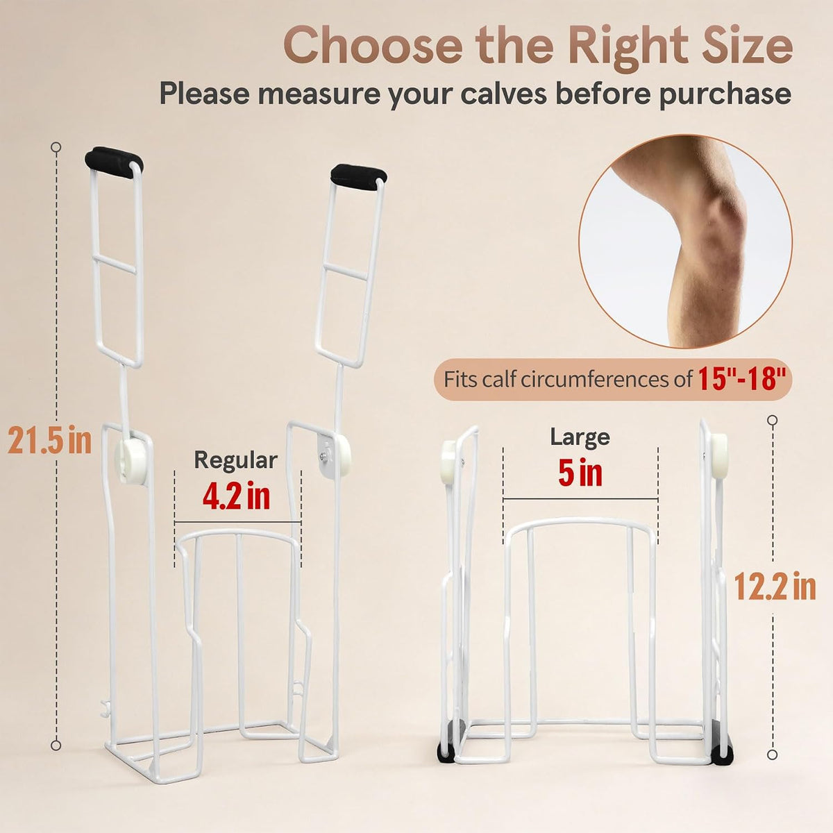Large Compression Sock Aid Device, for People with Swollen Legs