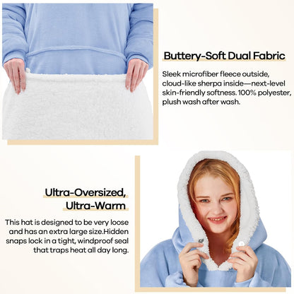 yescool Wearable Blanket Hoodie as Christmas Birthday Gifts for Women Mom - Colors A