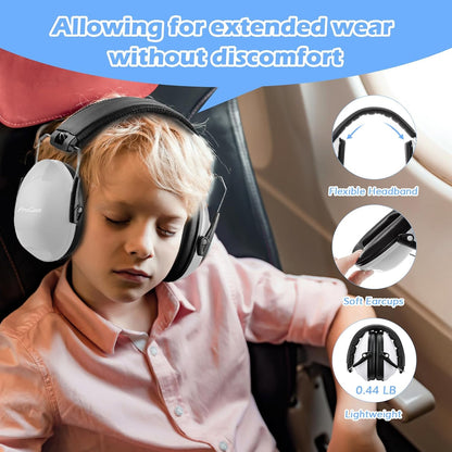 ProCase Noise Cancelling Headphones for Kids Toddler, SNR 27dB Noise Reduction Ear Muffs, Hearing Protection for Monster Jam, Concerts, Fireworks, Shooting, Air Show, Autism Sensory Needs -Blue