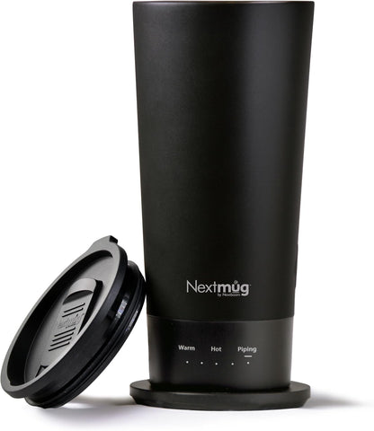 Nextmug Go - Temperature-Controlled, Self-Heating Travel Mug