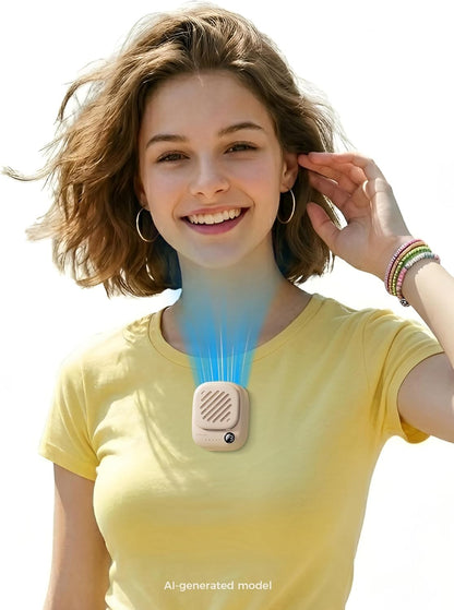 Aecooly Magnetic Clip On Fan, Mini Portable Neck Fan, Mighty Waist Fan