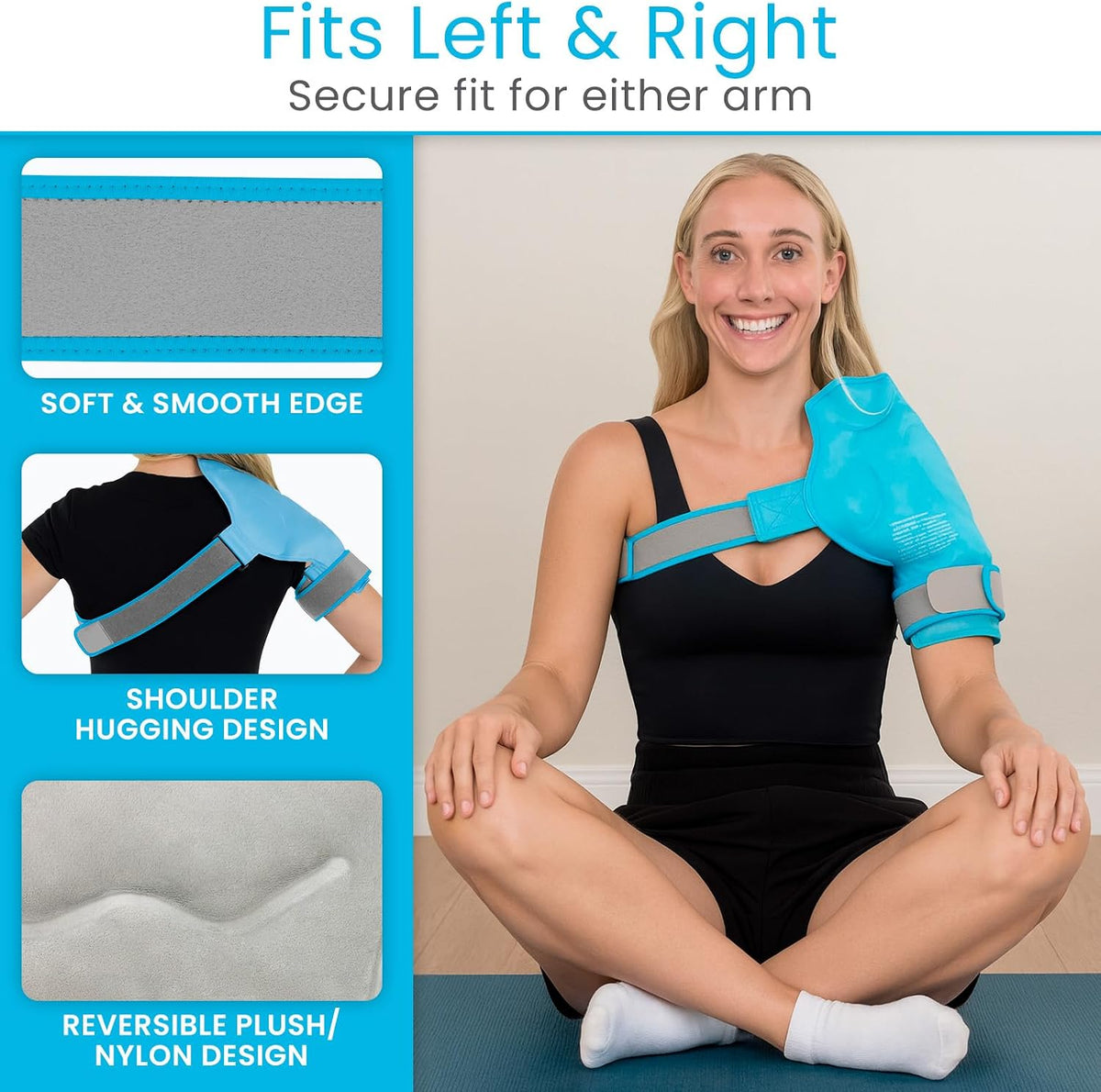 Arctic Flex Shoulder Ice Pack Wrap - Rotator Cuff Cold Therapy for Pain