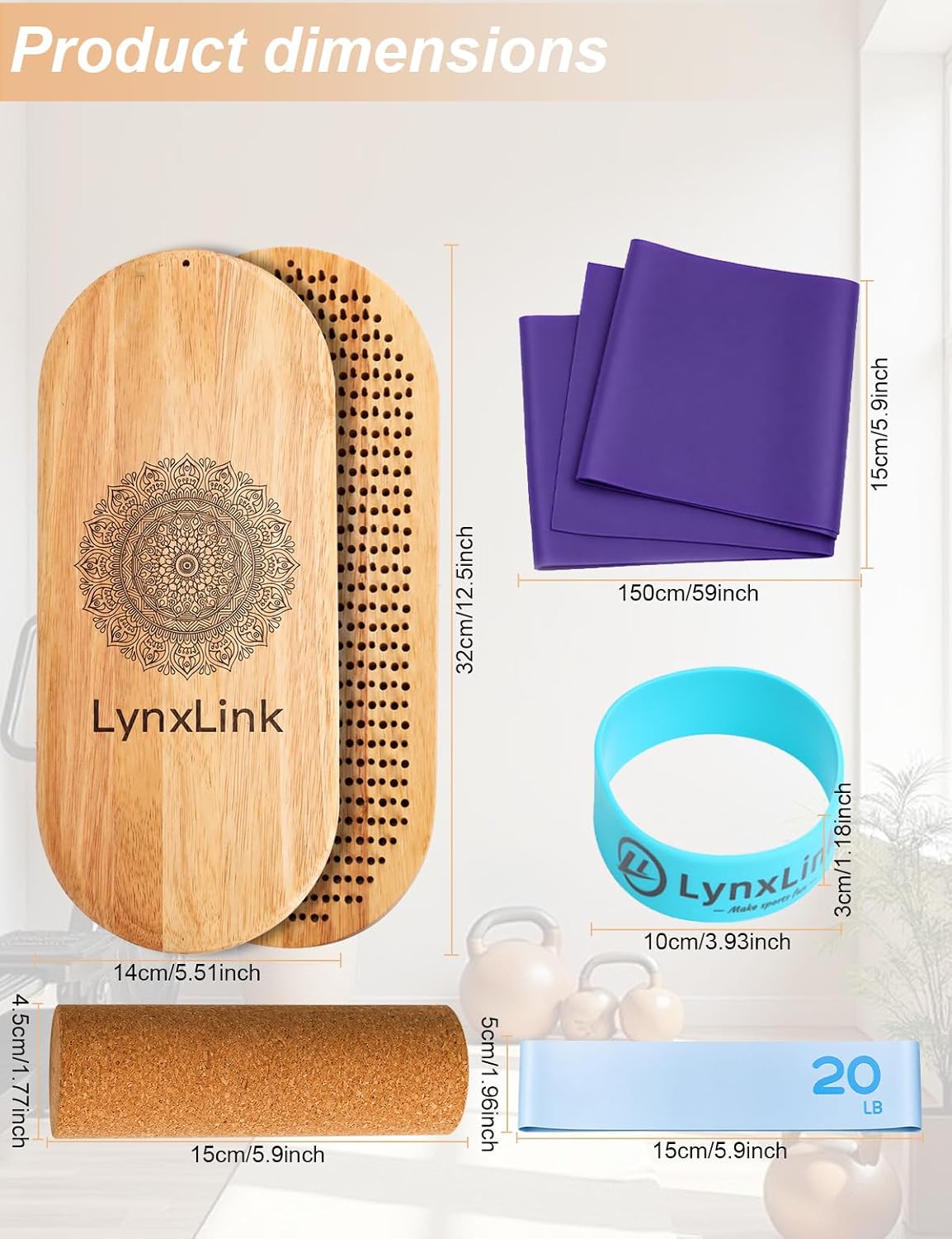 Zen Sadhu Board for Beginners, Massage Tool, Wooden Nail Board for Feet with 10mm Calibrated Zinc Nails, Static Nail Standing Board for Meditation, Yoga & Deep Relaxation, Suitable for home and travel