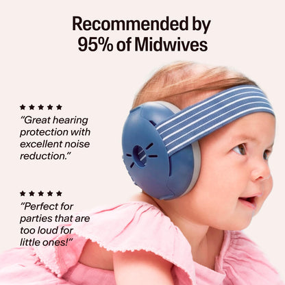 Alpine Muffy Baby Ear Protection for Babies and Toddlers up to 36 Months - CE & ANSI Certified - Noise Reduction Earmuffs - Comfortable Baby Headphones Against Hearing Damage & Improves Sleep - Blush