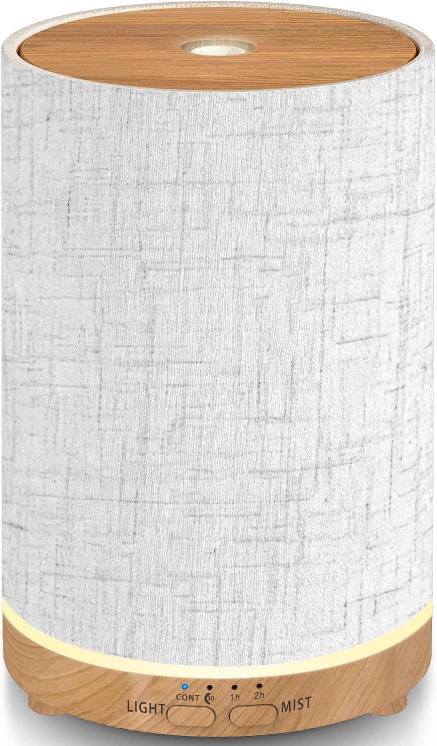 URPOWER 100ML Essential Oil Diffusers for Home with Linen Cover 7 Color Changing Lights, Timer & Auto-Off Scent Diffuser Oil Machine Humidifier Aromatherapy Air Diffusers for Bedroom, Office
