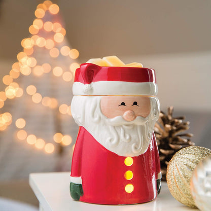 Candle Warmers ETC. Illumination Fragrance Warmer- Light-Up Warmer for Warming Scented Candle Wax Melts and Tarts or to Freshen Room, White Harmony