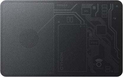 Nomad Tracking Card Carbide, Slim Card Tracker with IPX7 Waterproof and Dust Proof Card Tracker for Wallet & Luggage, 5 Months GPS Tracker Long Battery Life, Rechargeable, Compatible with iOS Only