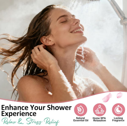 Shower Steamers Aromatherapy Birthday Gifts for Women - 8 Pack Shower Bombs with Natural Essential Oils, Self Care Relaxation Home Spa, Basket Stuffers White Elephant Gifts for Women Mom Wife Teens