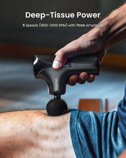 RENPHO Active Thermacool 2 Massage Gun with Heat and Cold, [2026 Upgraded] Handheld Percussion Deep Tissue Neck Back Muscle Massager, FSA Approved Gifts for Men Him Athletes Women Her HSA