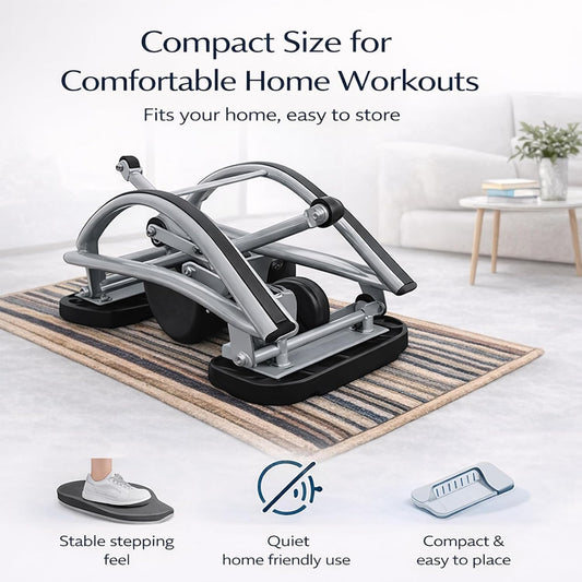 Rock Stepper, Rock Stepper Side to Side Exercise Machine for Home – 310 lbs Capacity Quiet Lateral Rocking Stepper with Digital Monitor, Low-Impact Glute Trainer, Compact No Assembly Required