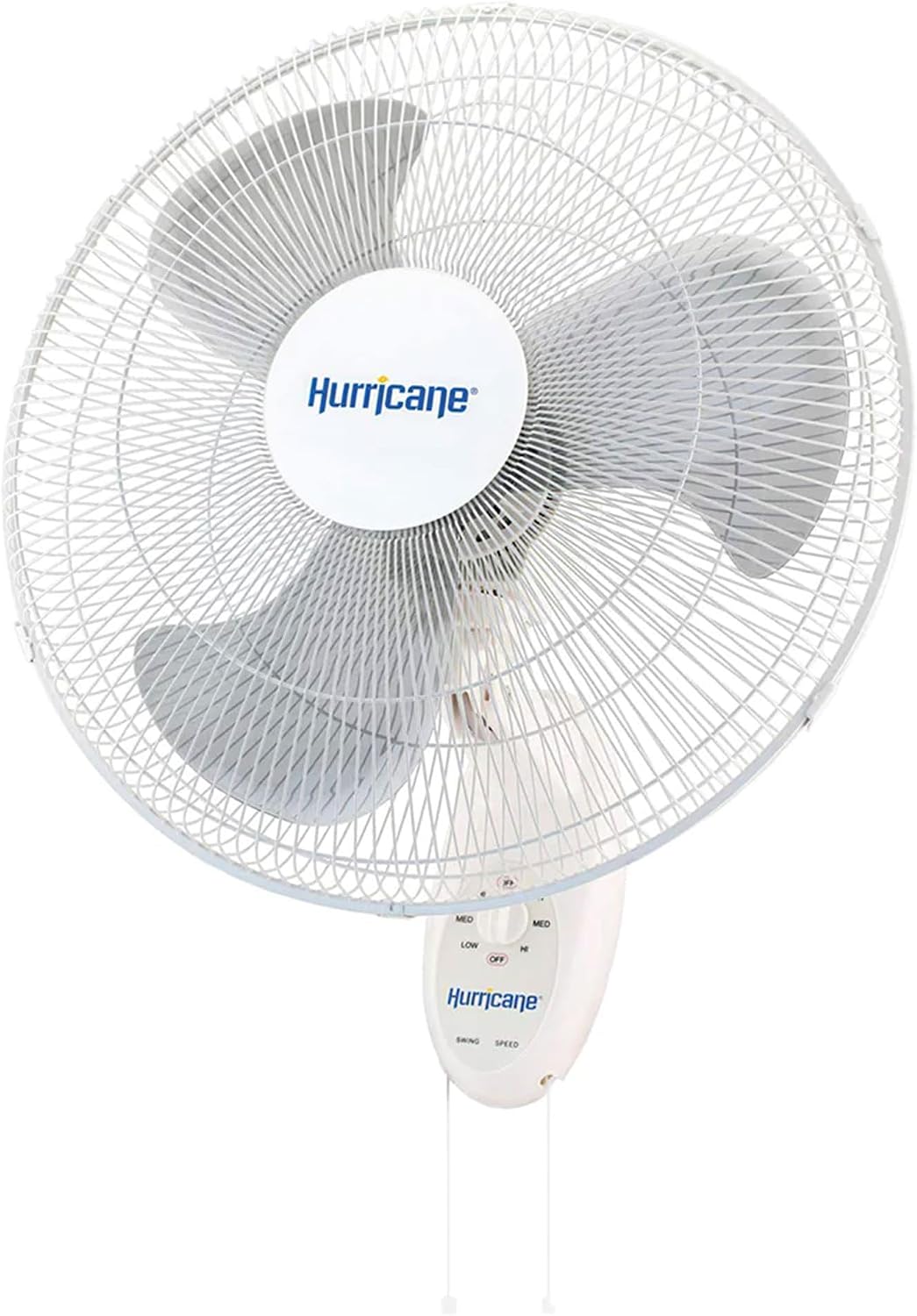 Hurricane Classic 6 Inch Clip Fan, 2 Speed Portable Desk Table Fan with Tilt, White
