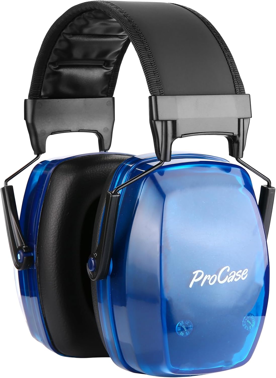 ProCase Noise Cancelling Ear Muffs SNR 33dB, Ear Hearing Protection Headphones for Adults, Sound Proof Ear Defenders for Work, Mowing, Shooters Shooting Gun Range, Construction -Black