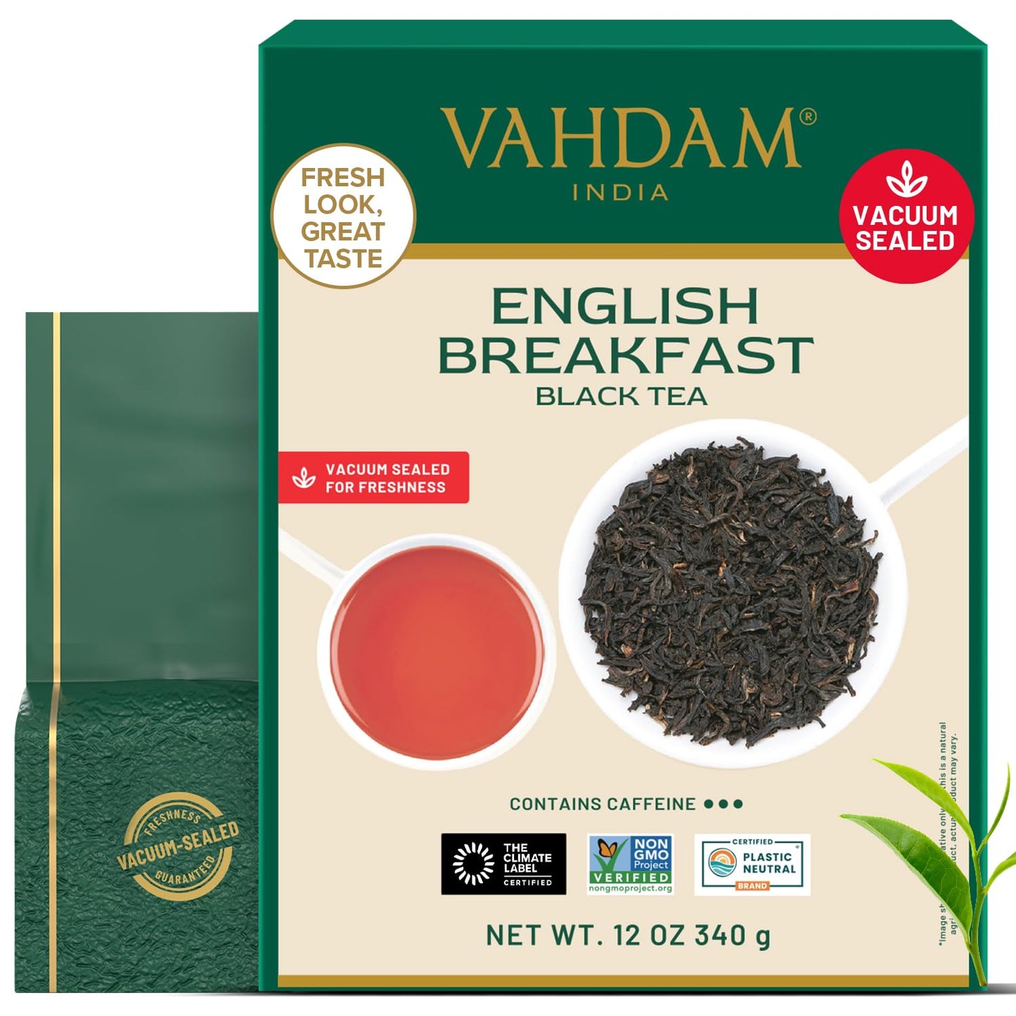 VAHDAM Instant Chai Latte - 10 Sachets (7.7 Oz / 220g) | Authentic Indian Chai with Natural Spices | Just Add Water, No Steeping Required | Creamy Chai Latte Anytime