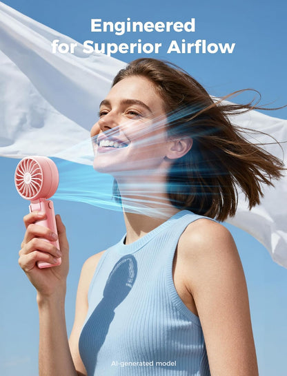 Aecooly Mighty Portable Handheld Fan | 20H Max Cooling | 3 Flexible Modes