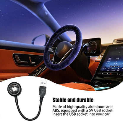Sunset Projector - USB Charging Lamp with 7 Colors, 360° Rotating LED Light, Button Control, Plug and Play, Mood Lighting | Sunrise Bedroom Night Light for Gathering, Live Streaming, Room