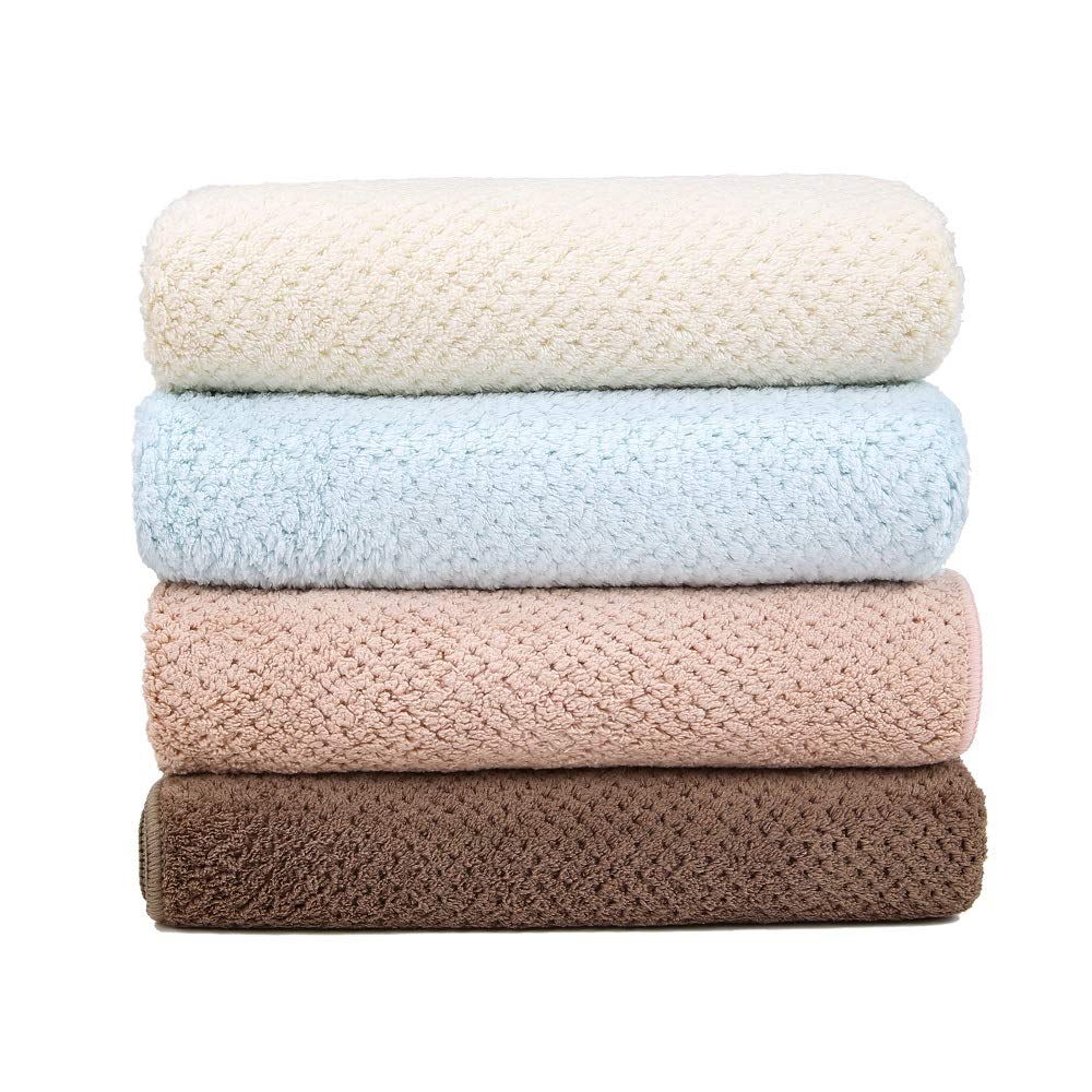 Microfiber Hair Towel Quick Dry Hair Towel Hair Drying Towels Suitable for All Kinds of Hair Ultra Absorbent Long and Thick Hair 20X40inch Lotus Root Pink (1pcs)