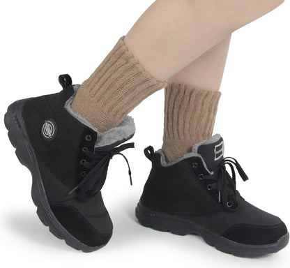BenSorts Women's Winter Boots Socks Thick Warm Cozy Crew Socks Solid Color Gifts