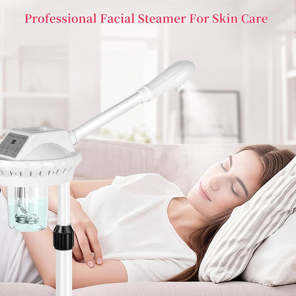 Professional Facial Steamer for Deep Cleansing and Hydration, More Steam