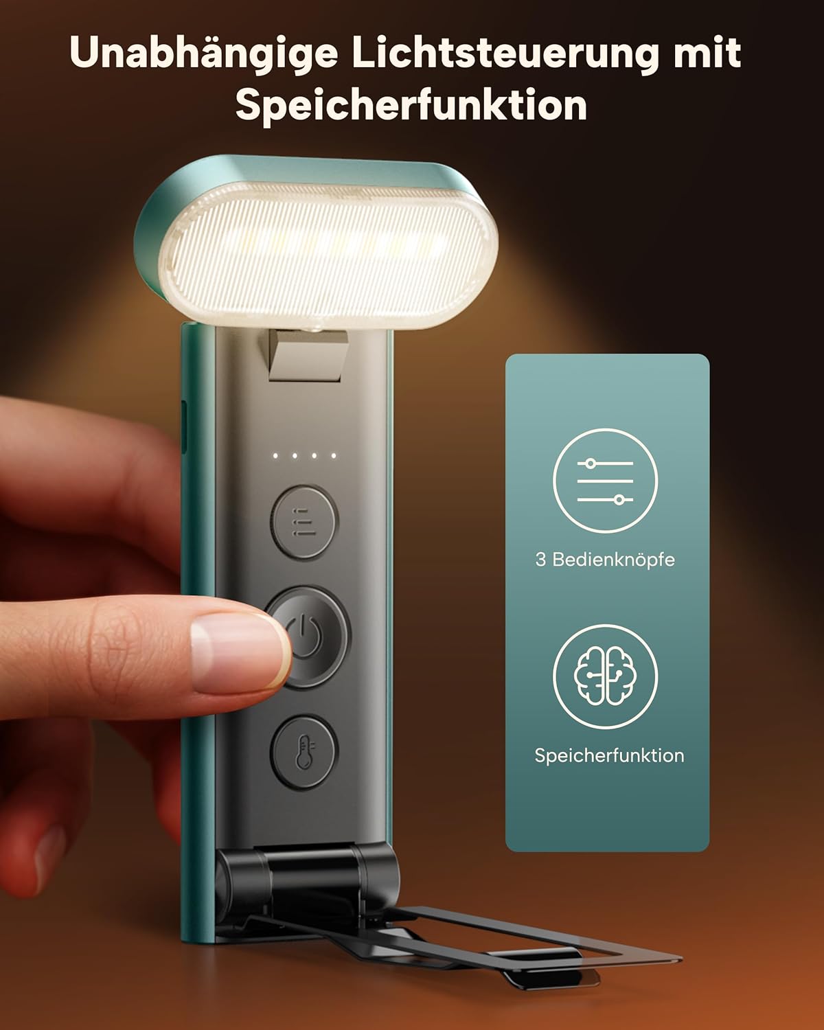 86lux Book Light, Rechargeable Reading Light for Book in Bed