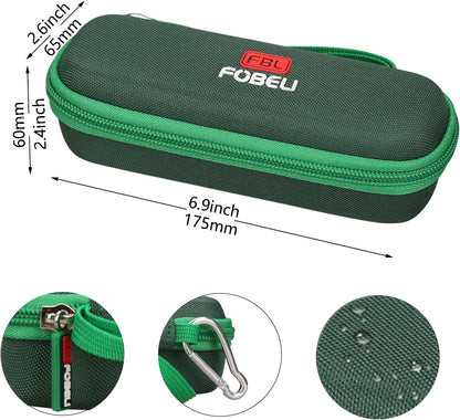 FBLFOBELI EVA Hard Carrying Case Compatible with The Breather/HETARU Natural Breathing Exercise Device, Hand-Held Inspiratory Expiratory Muscle Trainer (Blue, Case Only)