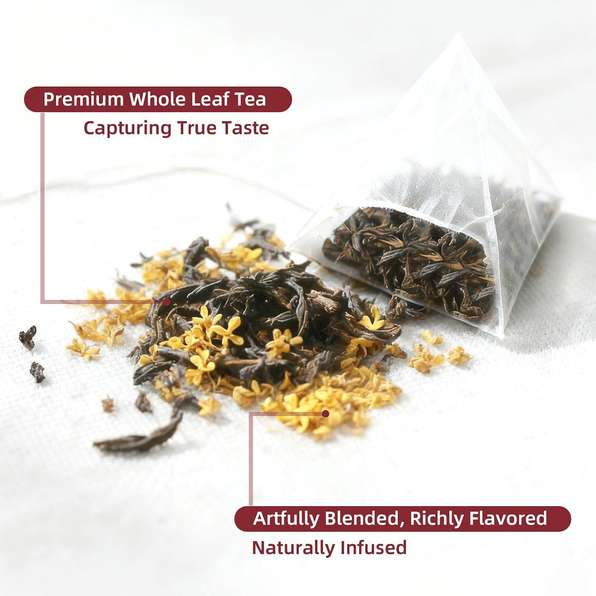 HugCoz Book Tea Gift Set, 60 Assorted Tea Bags, Christmas Day & Corporate Gifting Option, 12 Exotic Herbal Blends with Premium Whole Leaf in Eco-Friendly Pyramid Bags