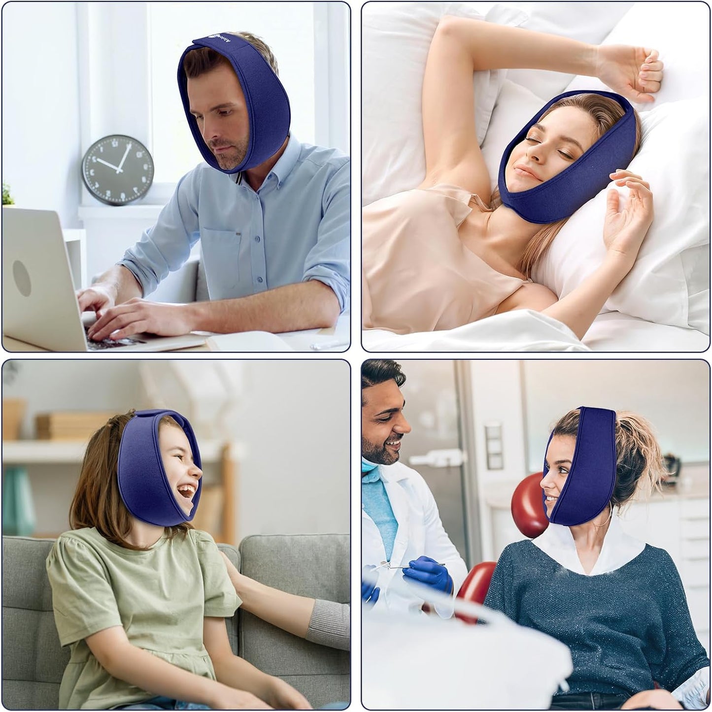 AiricePac Ice Pack for Back Pain Relief, Reusable Gel Lower Back Wrap, Cold Compress Therapy for Waist Lumbar Injuries, Sciatic Nerve, Herniated or Degenerative Disc, Coccyx, Tailbone Pain Blue