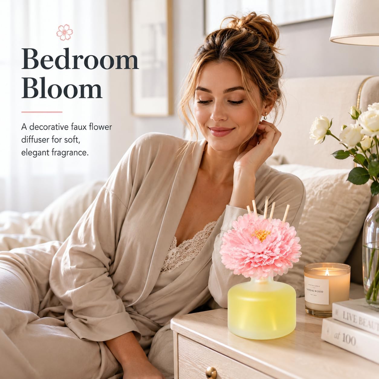 Luxury Hotel Scent Reed Diffuser 100ml (3.38oz) | No.1898 Hotel Collection Diffuser Oil Inspired by Ritz Carlton | Home, Bathroom & Office Decor | Long-Lasting Room Freshener Gift Set