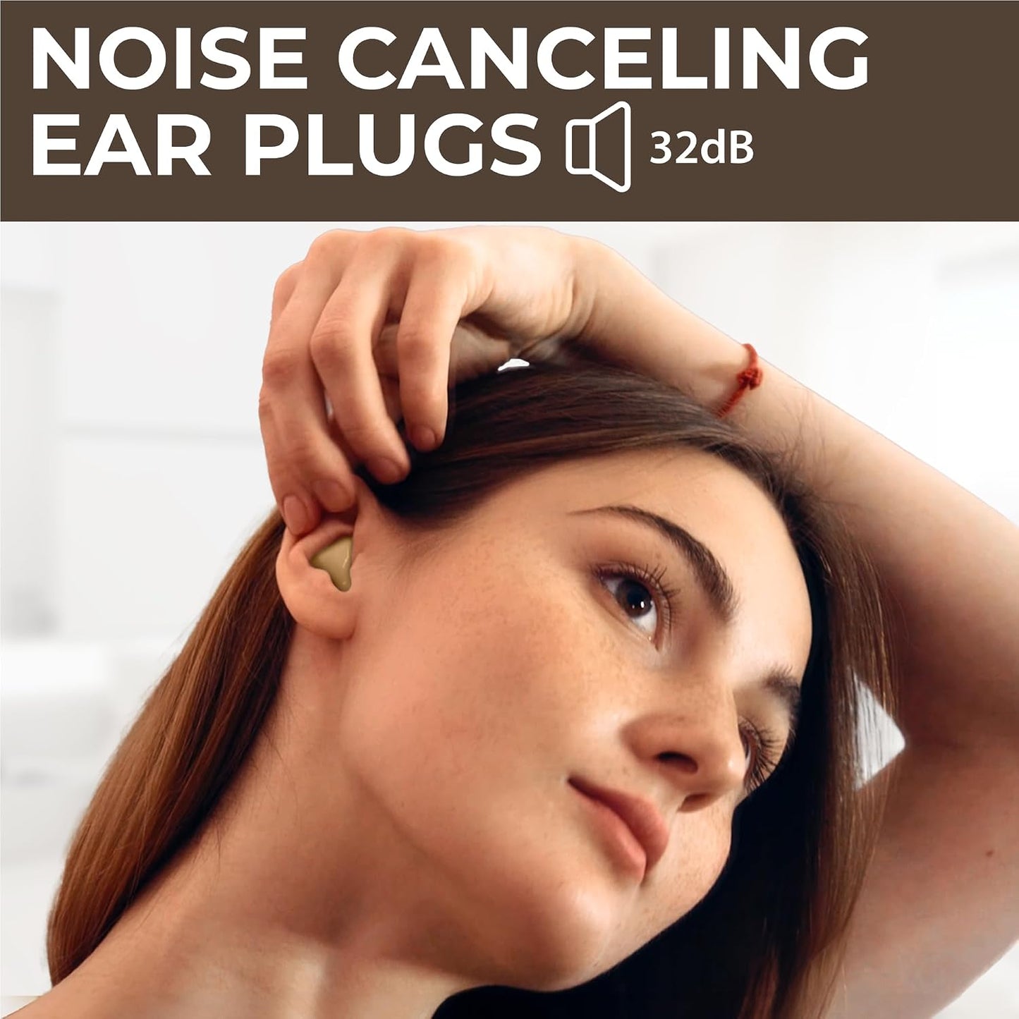 Peace&Quiet | PQ Wax Ear Plugs for Sleeping, Swimming - Soft Noise Cancelling Silicone Gel Wax Earplugs for Sleep and Swimmers, Sound Blocking Level of 32 Db, Color: Blue