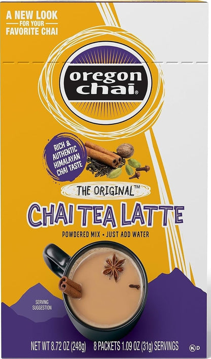 Oregon Chai Vanilla Chai Tea Latte Mix, 10 Ounces (Pack of 1)
