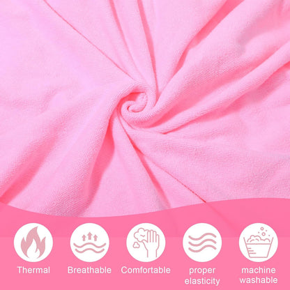4 Pcs Spa Wrap Towel Wrap for Women Women's Shower Wraps Robes Bath Robe Spa Robe with Adjustable Closure Elastic Top