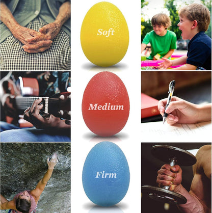 The Friendly Swede Stress Balls for Adults, Different Resistance Levels